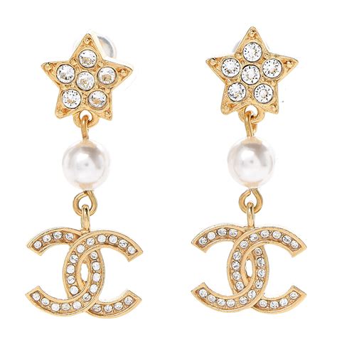 chanel teardrop crystal earrings|chanel earrings fashionphile.